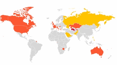 CARTE - Covid : dans quels pays la vaccination est-elle obligatoire ?