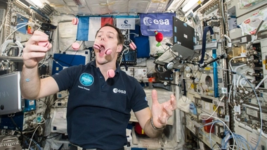 Thomas Pesquet à bord de l'ISS