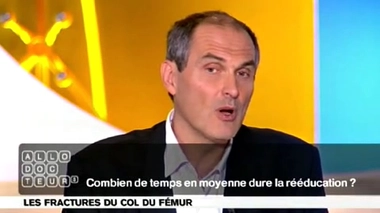 Fractures du col du fémur : rééducation
