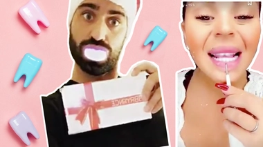 Détartrage maison, lumière UV...Méfiez-vous des produits dentaires des influenceurs de télé-réalité