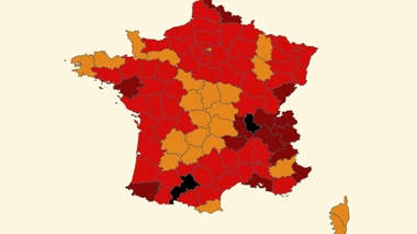 CARTE. Covid : pas de décrue de l’épidémie