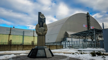 L'arche de Tchernobyl, en 2017.