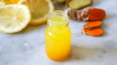 Shot de jus d'orange