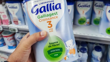 Un ver retrouvé dans du lait en poudre pour bébé de la marque Gallia