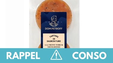 Rappel produit : tartare de saumon fumé