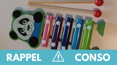 Rappel produit : Xylophone panda