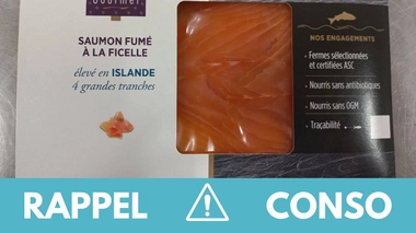 Rappel produit : Saumon fumé Monoprix Gourmet