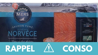 Rappel produit : Plusieurs lots de saumon fumé