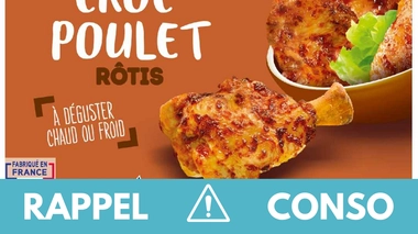 Rappel produit : poulet rôti croustillant