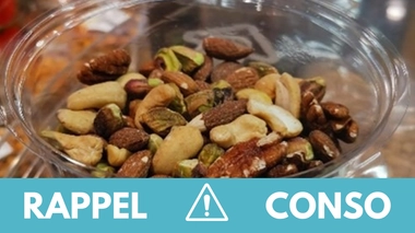Rappel produit : plusieurs lots de pistaches