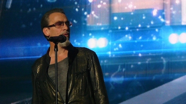 Florent Pagny en concert à Bruxelles, en Belgique, en 2017.