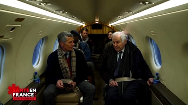 À bord de l'avion qui transporte des médecins de Dijon à Nevers