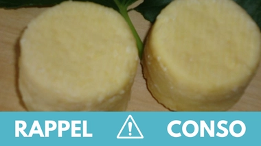 Rappel produit : fromages de vache frais, demi-sec et sec