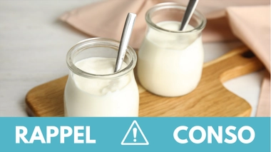 Rappel produit : Yaourts natures et à la vanille