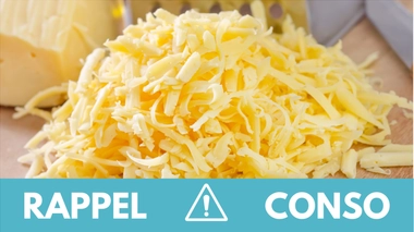 Rappel produit : Fromage râpé