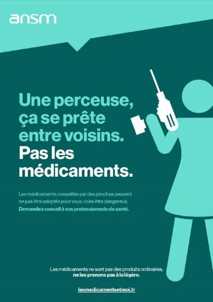 Affiche de la campagne de l'ANSM