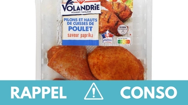 Rappel produit : Cuisses de poulet