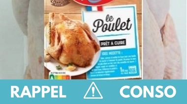 Rappel produit : POULET Le Gaulois