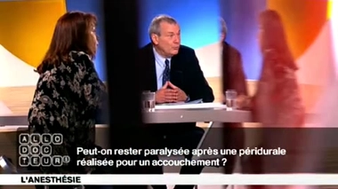 Anesthésie : péridurale et paralysie