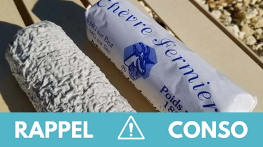 Rappel produit : plusieurs références de fromages de chèvre