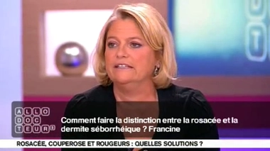 Rosacée : une dermite séborrhéique ?