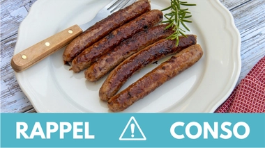 Rappel produit : chipolatas aux herbes