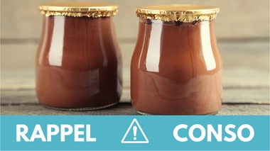 Rappel conco : crème au chocolat