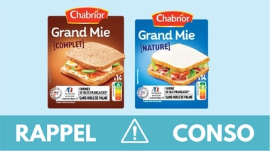 Rappel conso : plusieurs pains de mie