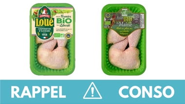 Rappel produit : Plusieurs lots de cuisses de poulet