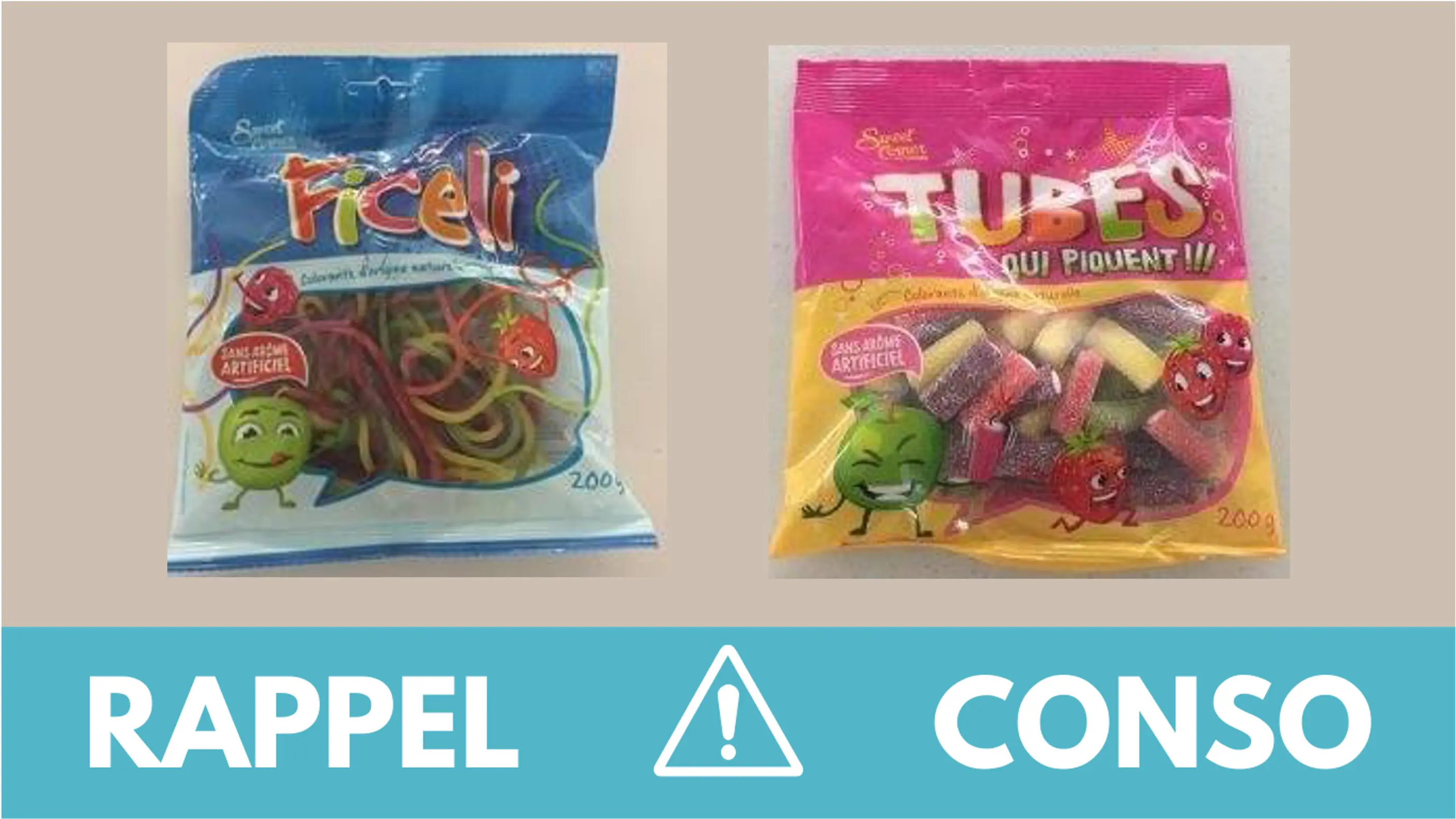 Rappel conso : bonbons