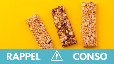 Rappel conso : barres de céréales