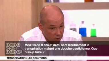 Transpiration : un enfant qui sent fort ?