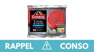 Rappel conso : steak haché Charal