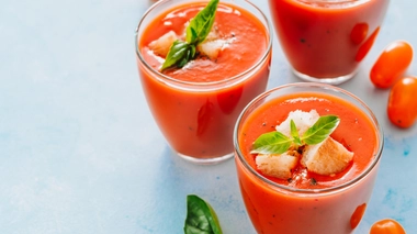 Nos recettes de soupes glacées aux légumes