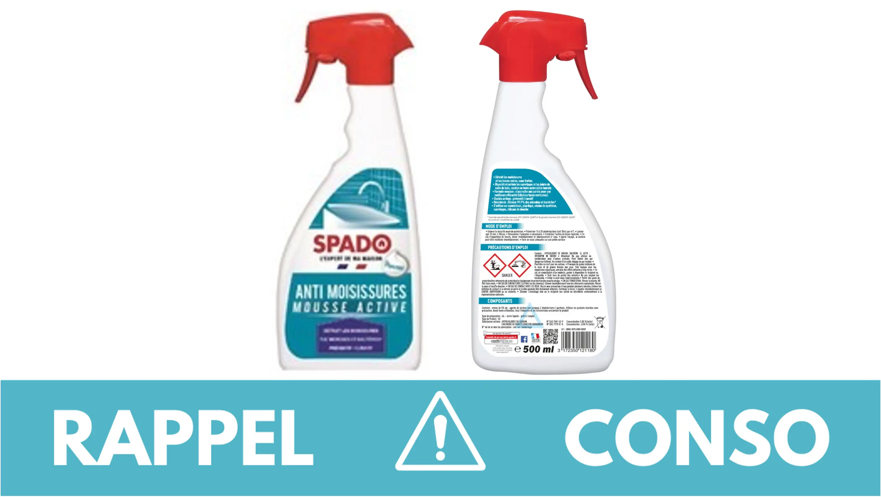 Rappel conso : spray anti-moisissure