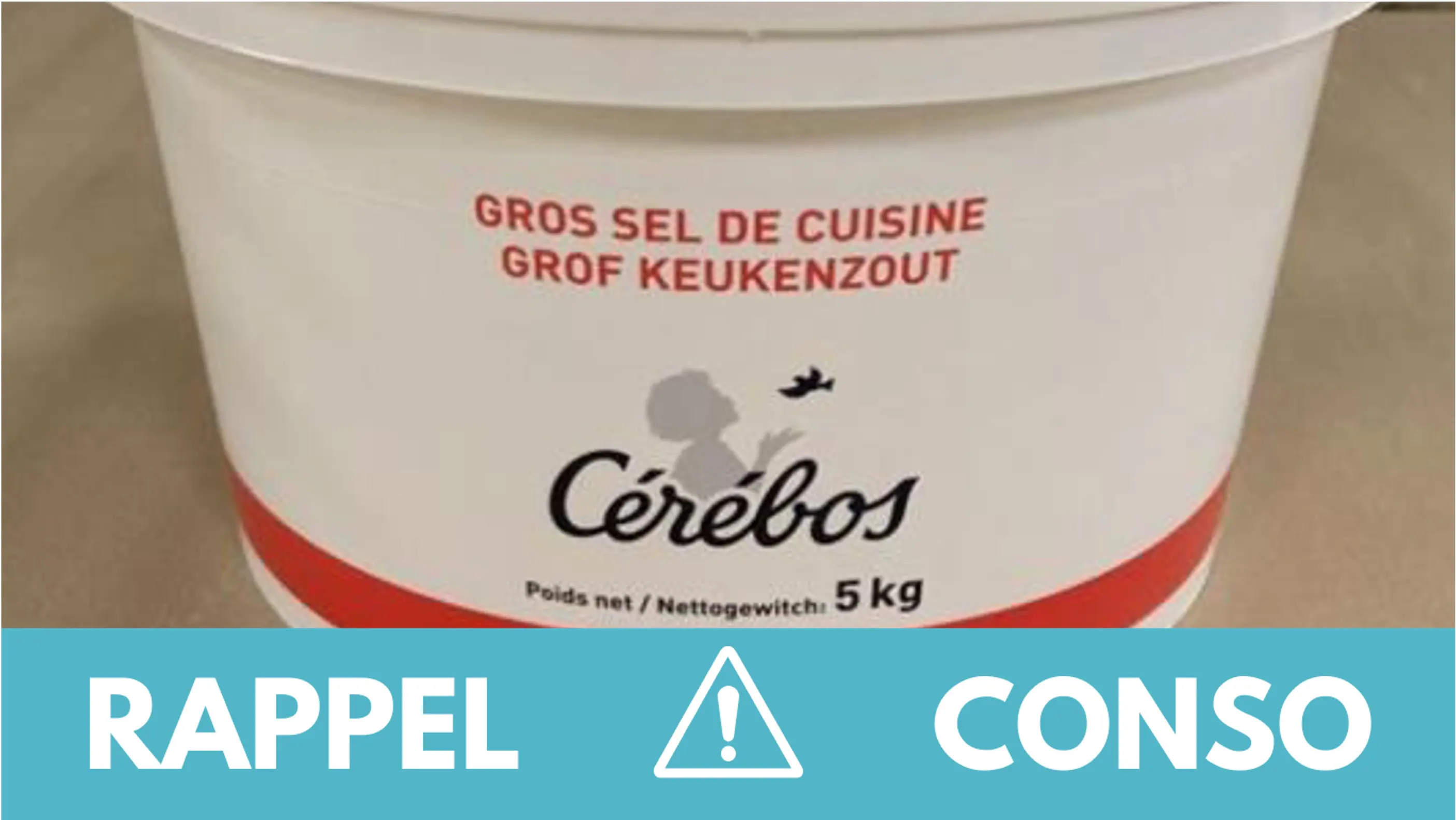 Rappel conso : gros sel