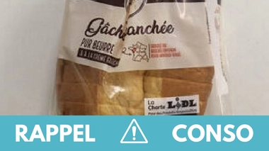 Rappel produit : Gâche tranchée