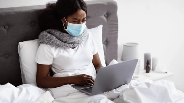 En cas de test positif au Covid, il est recommandé de favoriser le télétravail