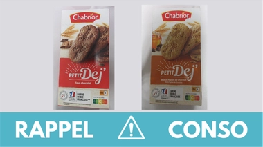 Rappel conso : Biscuits petit-dej