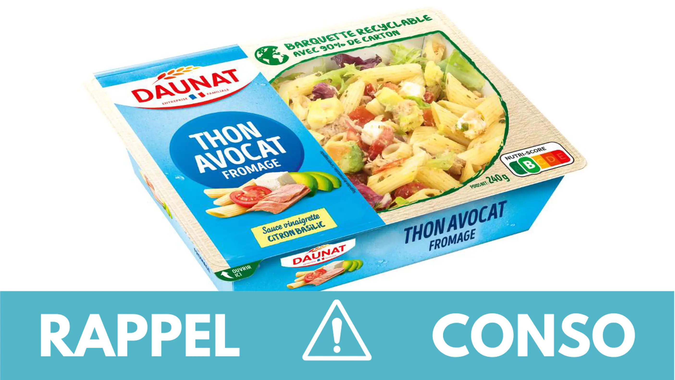 Rappel conso : salade Daunat