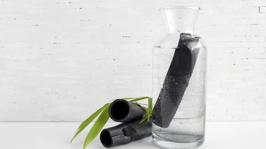 Morceau de charbon de bois ancestral du Japon