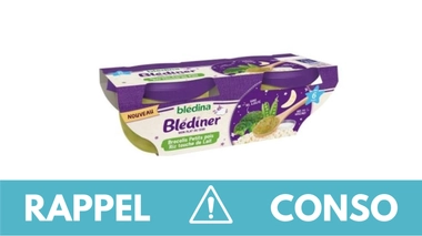 Rappel conso : petits pots Blédina