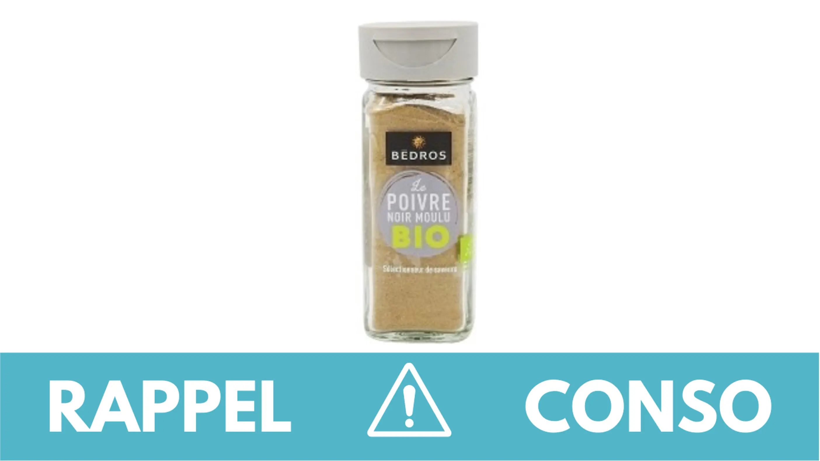 Rappel conso : poivre noir