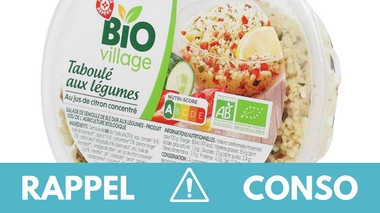 Rappel produit : Taboulé