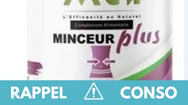 Rappel produit : Compléments alimentaires minceur