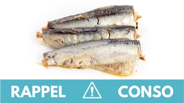 Rappel conso : sardines