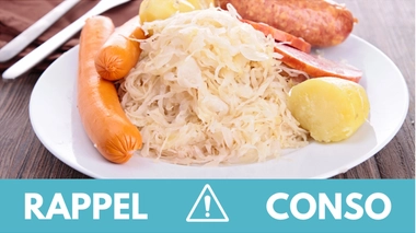 Rappel conso : choucroute