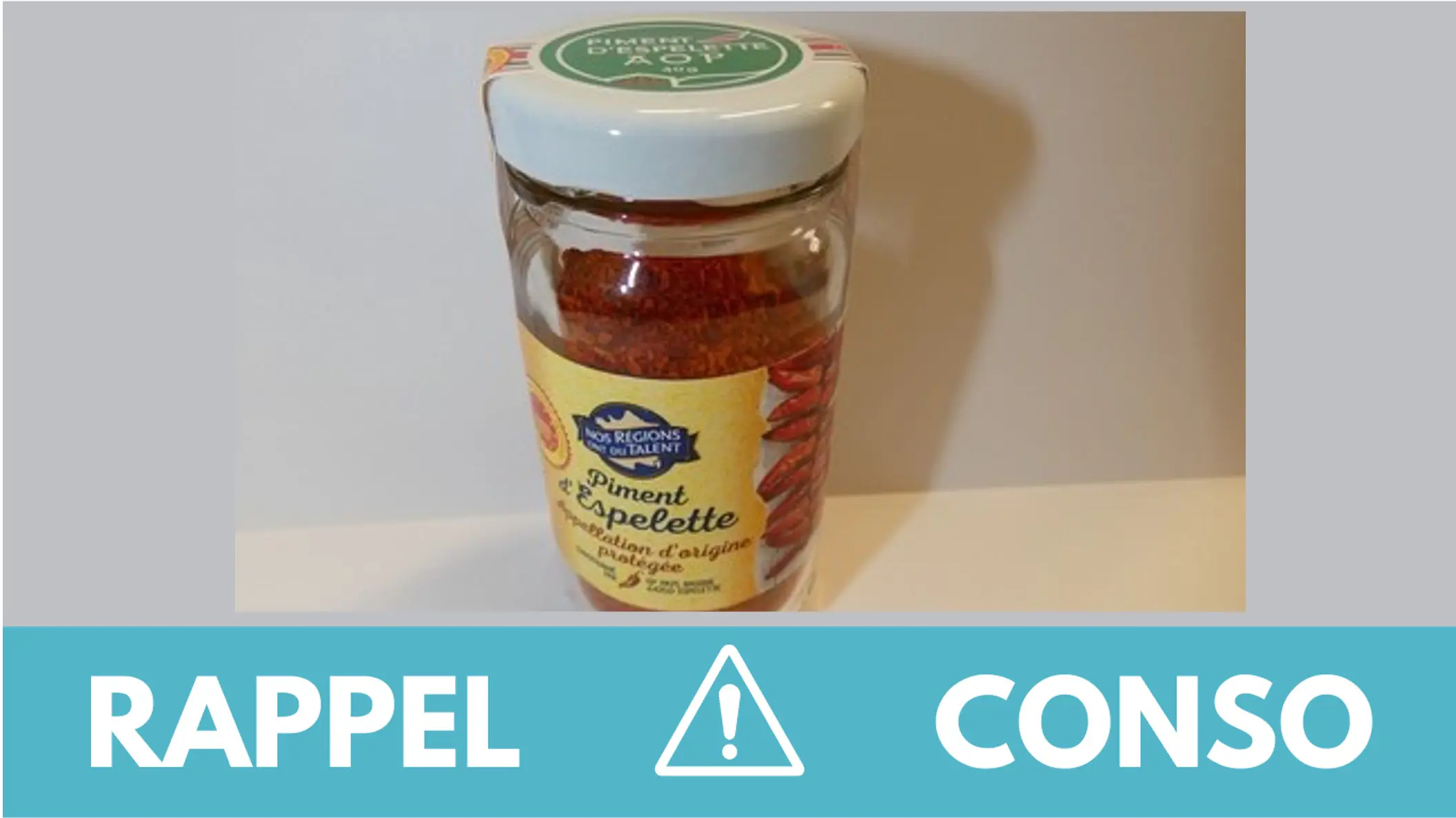 Rappel conso : piment d'Espelette