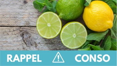 Rappel conso : plusieurs lots de citron