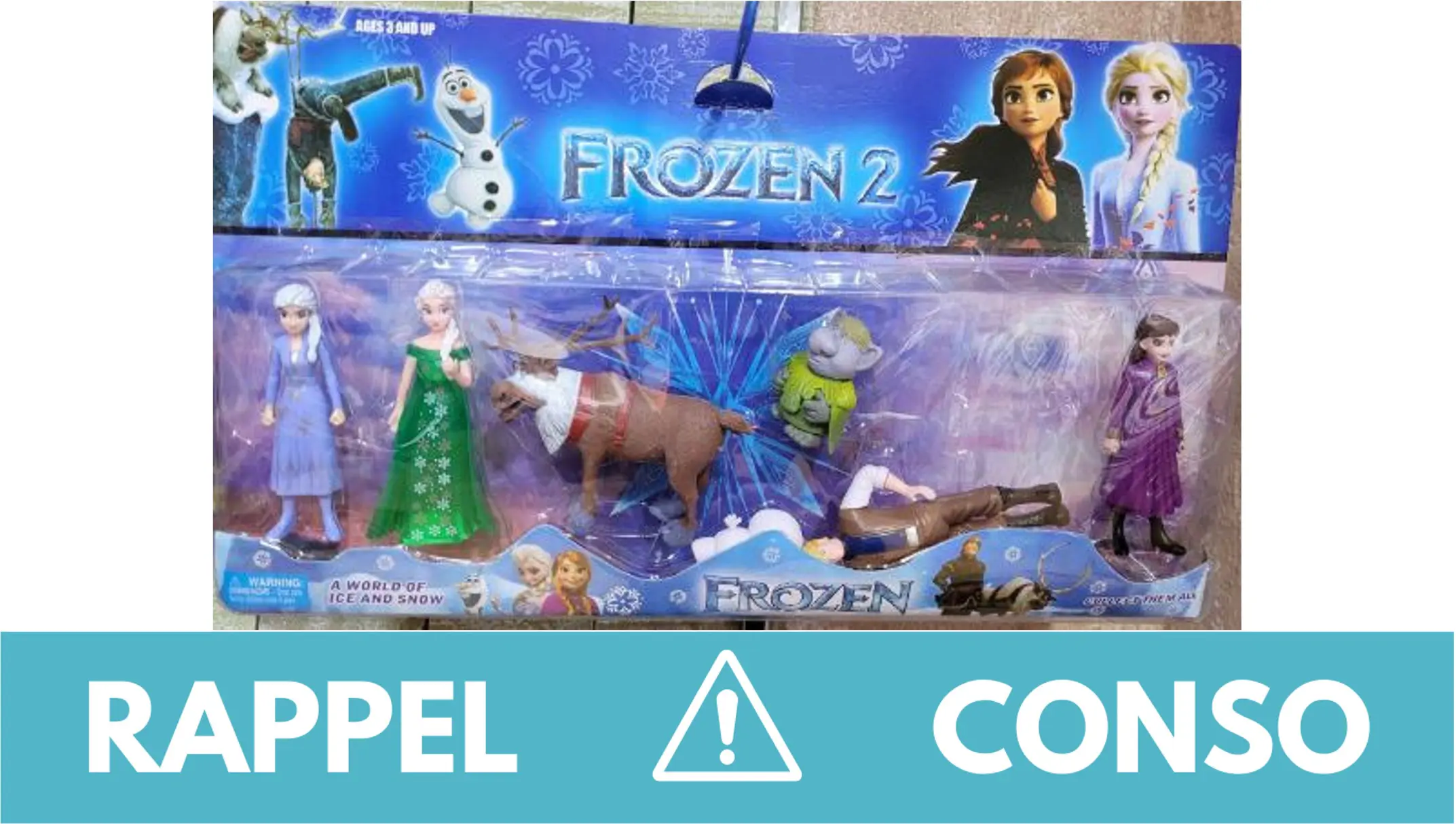 Rappel conso : figurines La Reine des Neiges 2